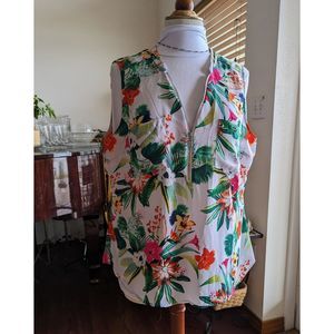 Soho New York & Company sleeveless blouse/top  SZ XL